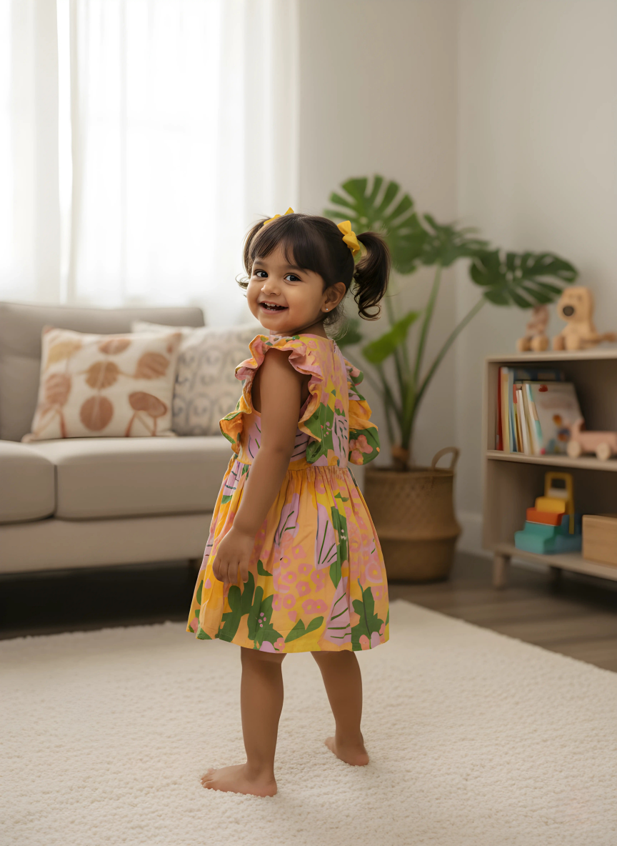 Sunshine Floria Frill Dress