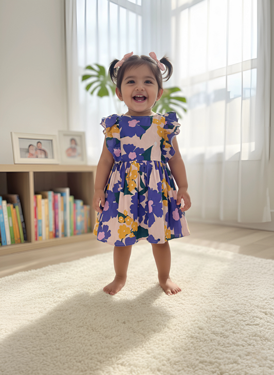 Violet Floria Frill Dress