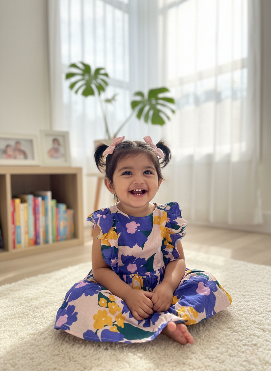 Violet Floria Frill Dress