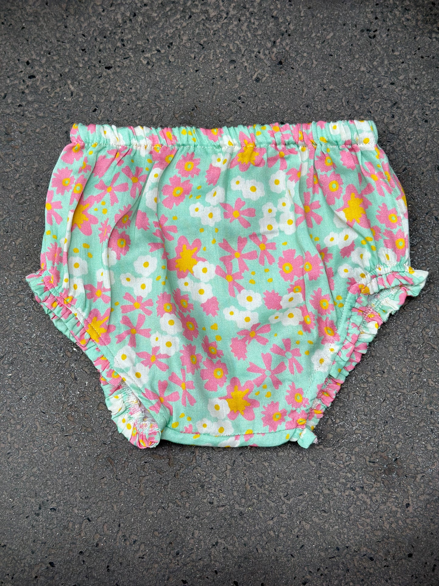 Pastel Tropical Back-Bow Dress