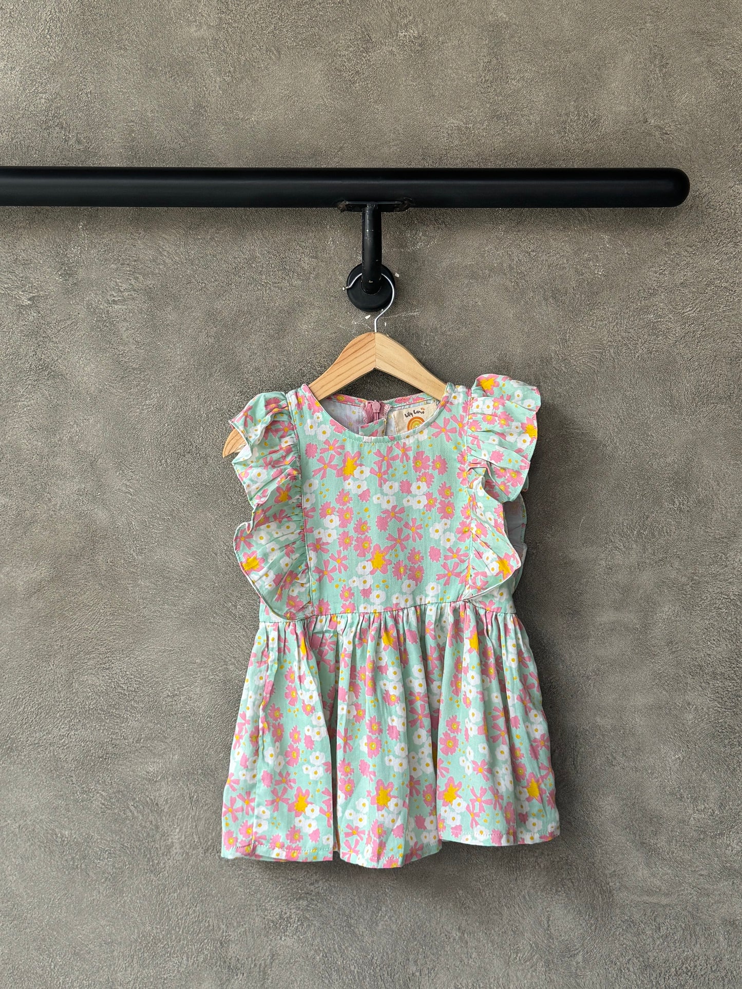 Pastel Floria Frill Dress