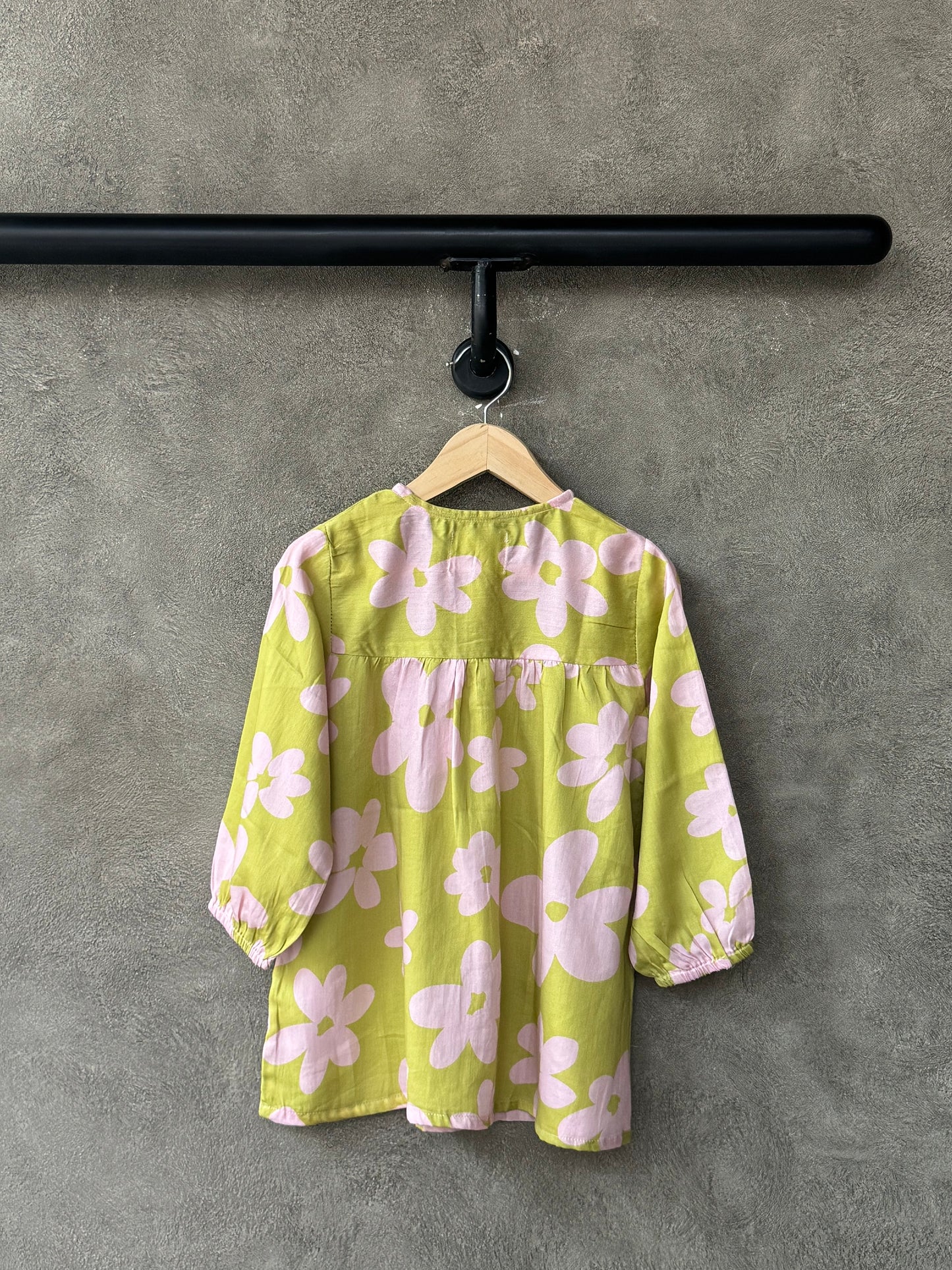 Spring Blooming Garden Button-Down Dress