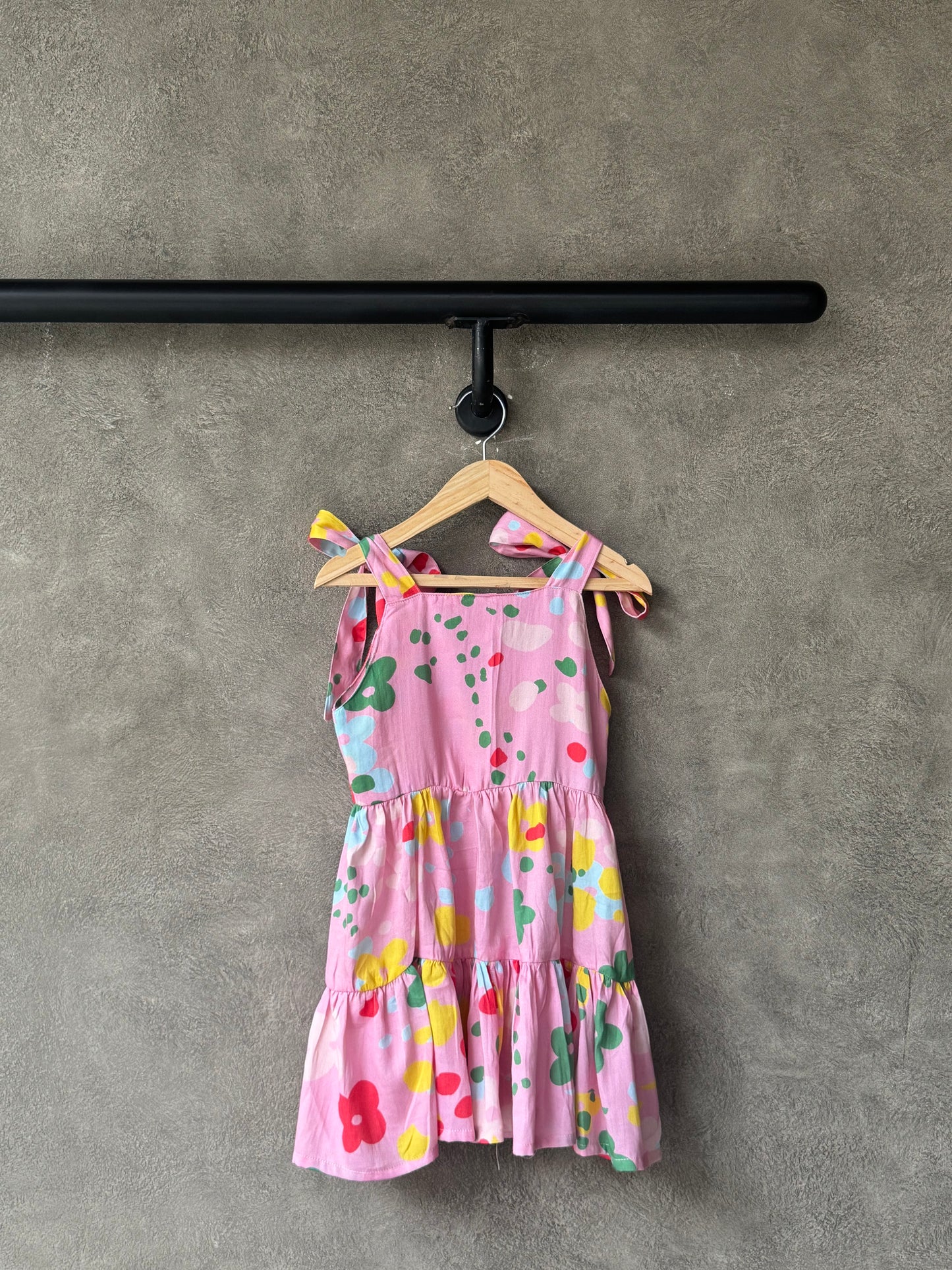 Blush Meadow Tie Up Dress
