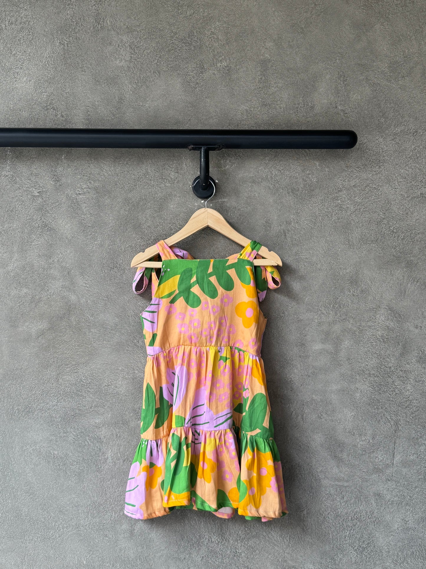 Sunshine Meadow Tie Up Dress