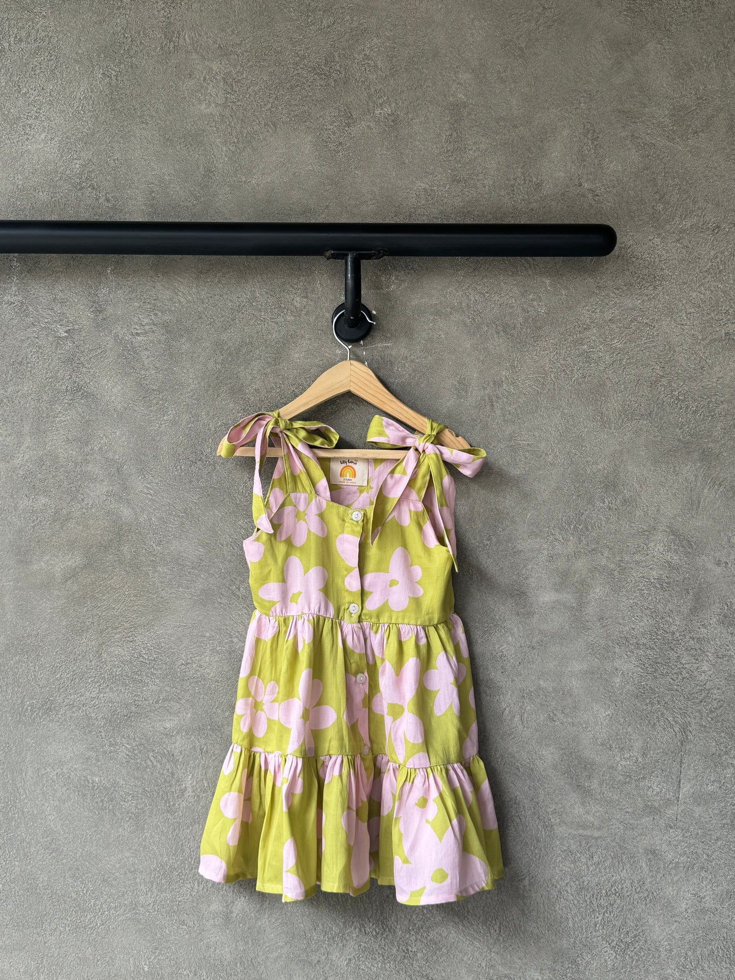 Spring Meadow Tie Up Dress
