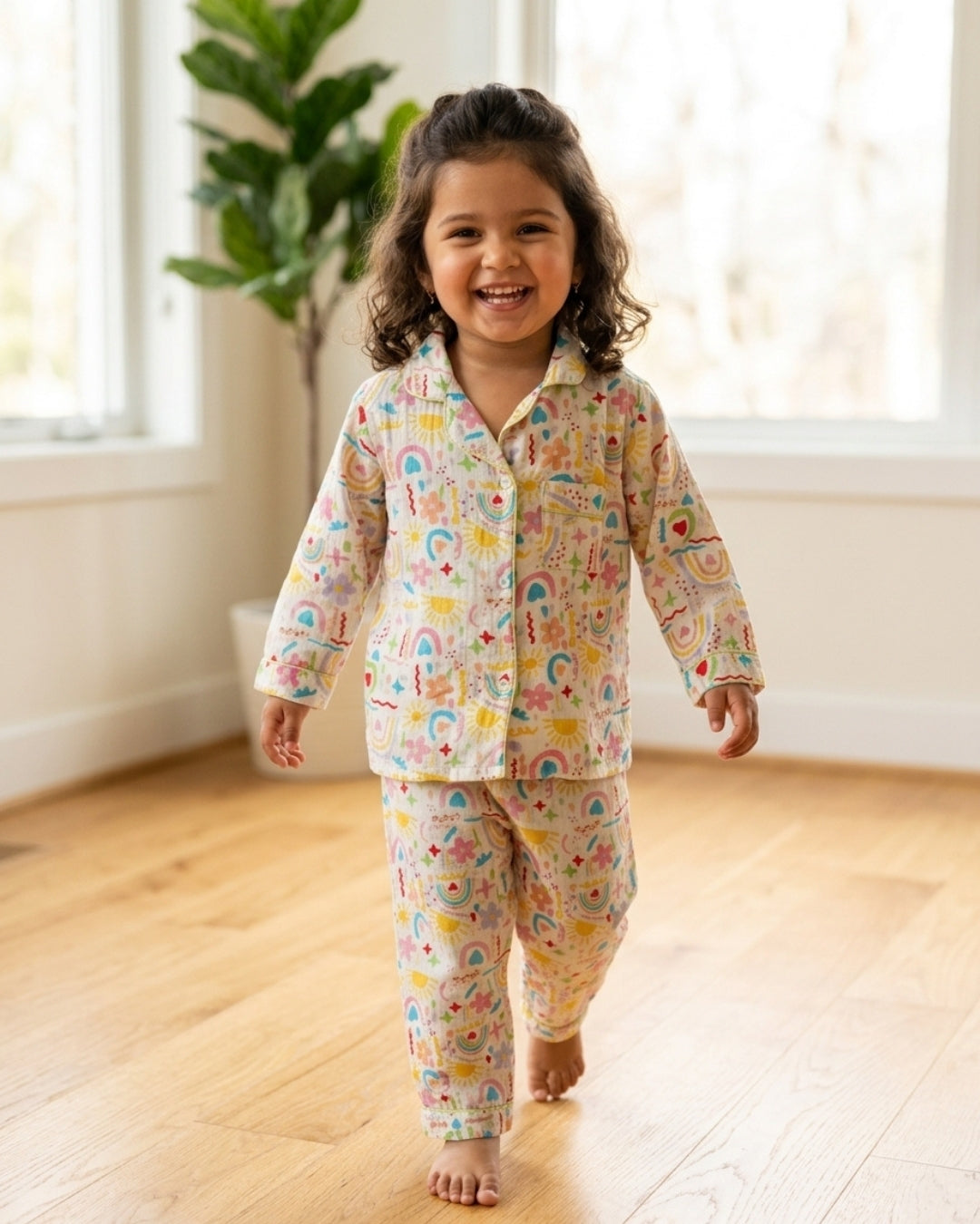 Rainbow Bloom Nightsuit