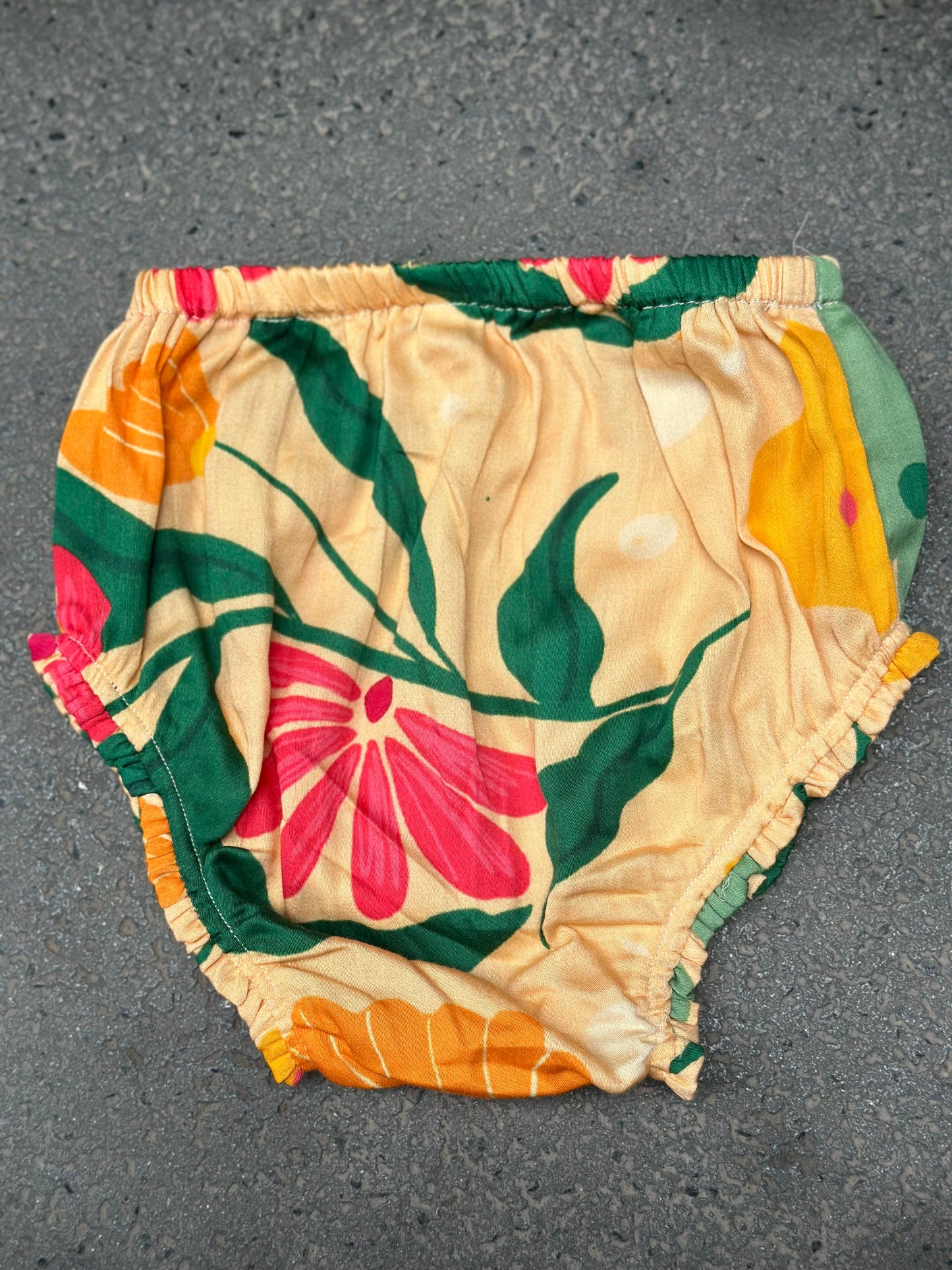 Coral Floria Frill Dress