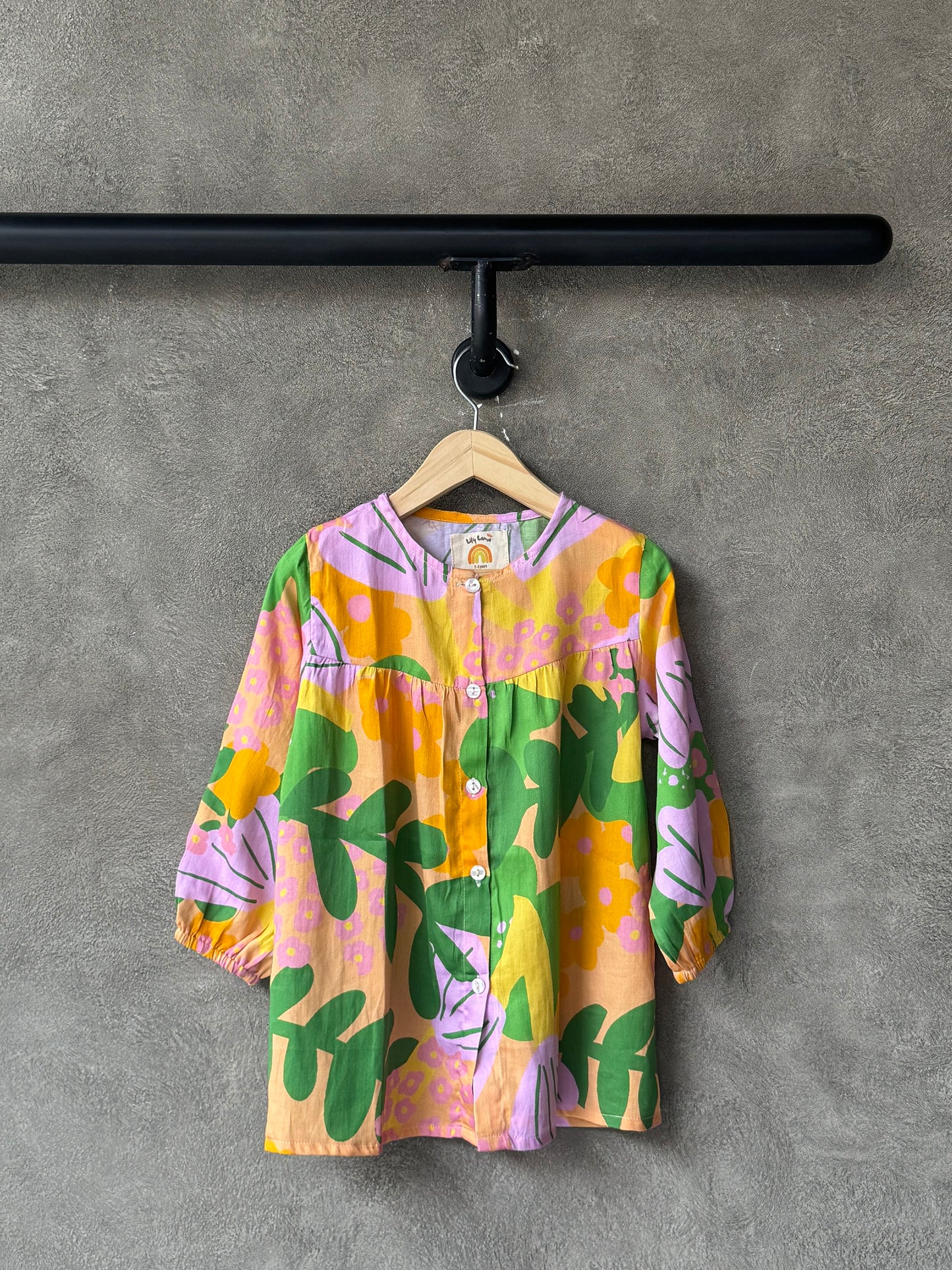 Sunshine Blooming Garden Button-Down Dress