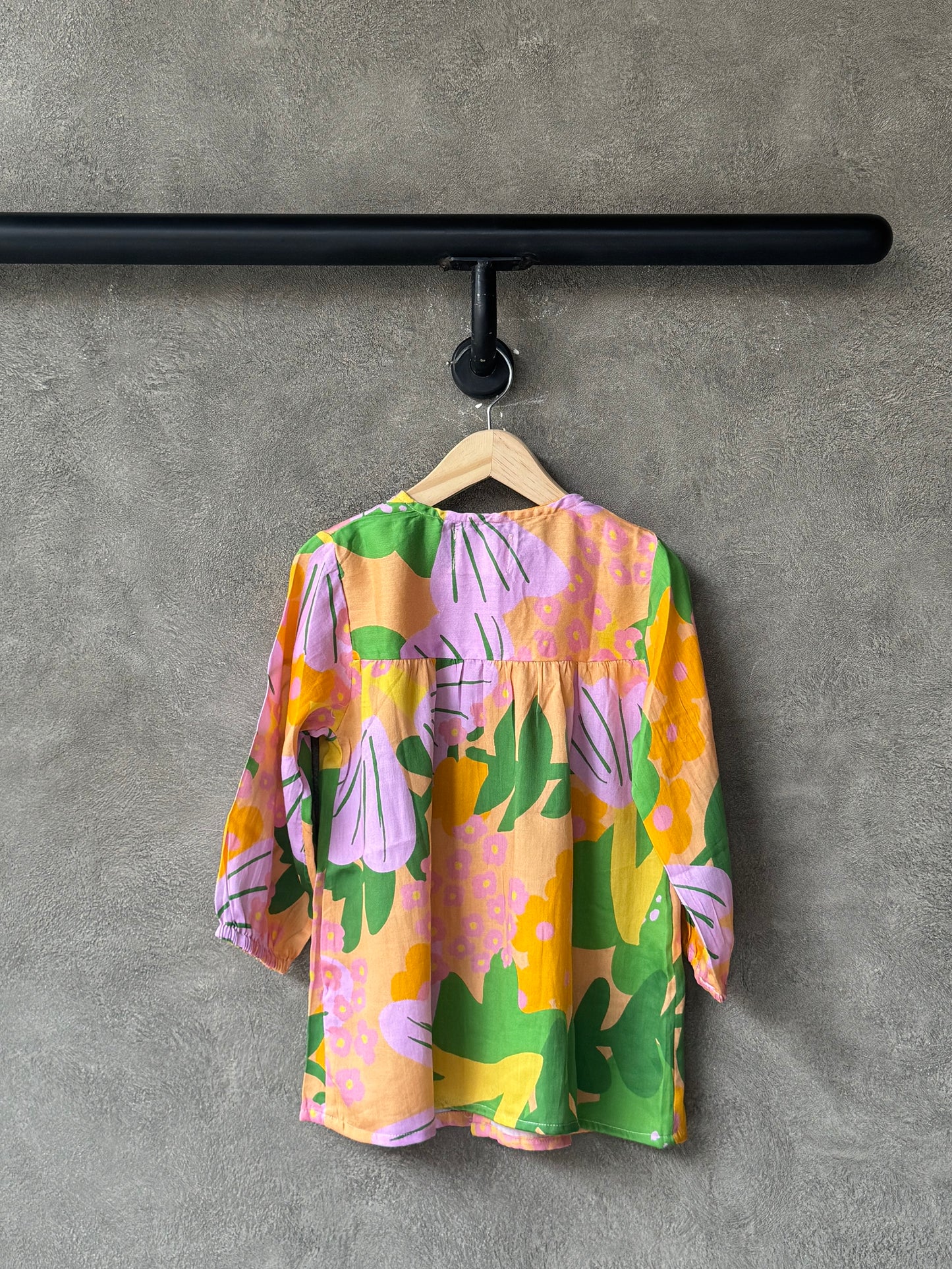 Sunshine Blooming Garden Button-Down Dress