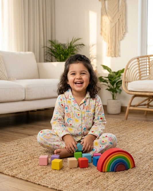 Rainbow Bloom Nightsuit