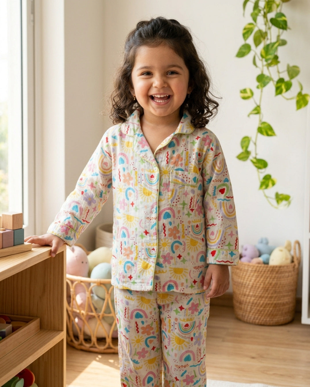 Rainbow Bloom Nightsuit